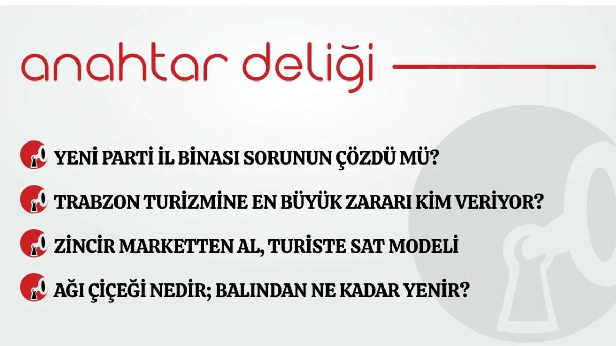 Anahtar Deliği 22.07.2026 Yeni parti il binası sorunu çözdü mü?