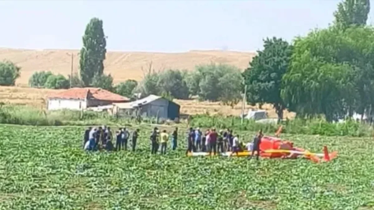 Ankara'da eğitim helikopteri düştü! 2 kişi yaralandı