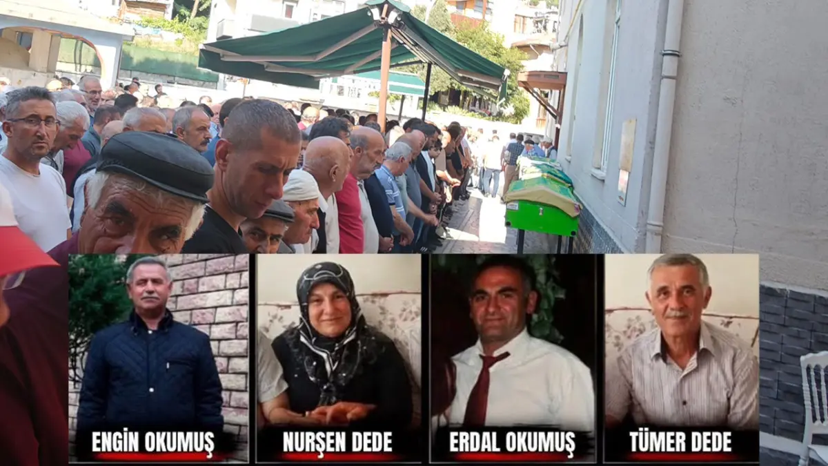 Ardahan'daki feci kazada yaşamını yitiren 4 kişi Artvin'de defnedildi