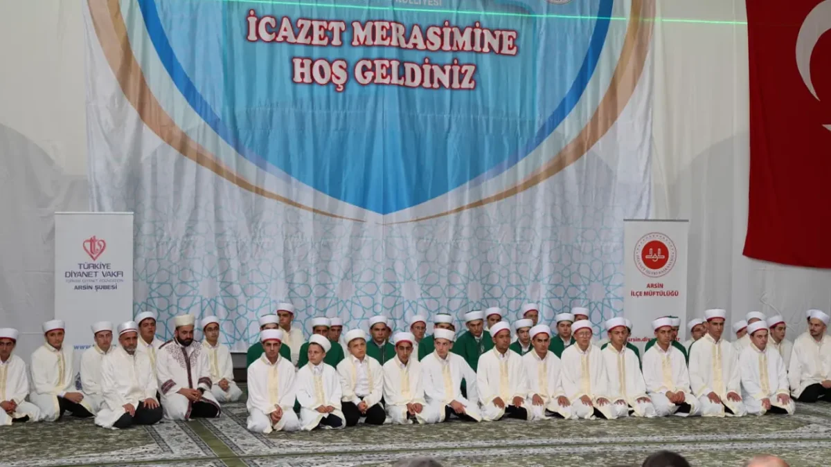 Arsin’de 74 hafız icazet aldı! Başkan Genç’ten anlamlı mesajlar
