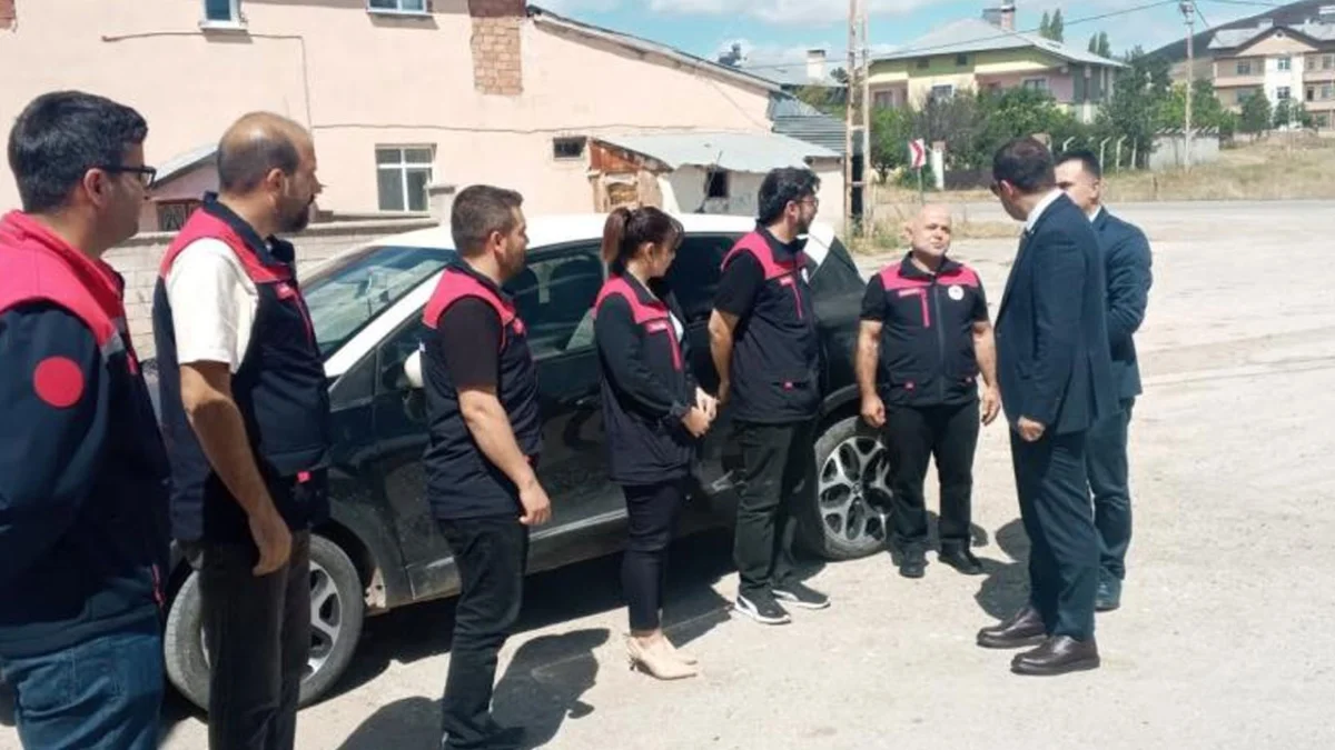 Aydıntepe Kaymakamı Deniz Yıldırım sahada!