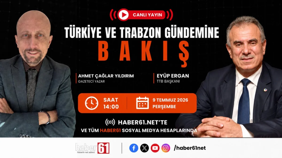 Bakış Programının konuğu Trabzon Ticaret Borsası Başkanı Eyyüp Ergan