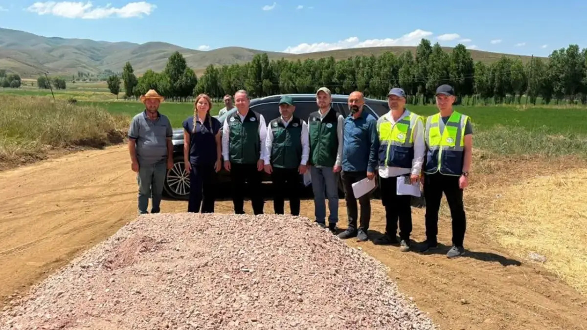 Bayburt'ta 57 Bin 700 dekarlık sulama projesinde son durum incelendi