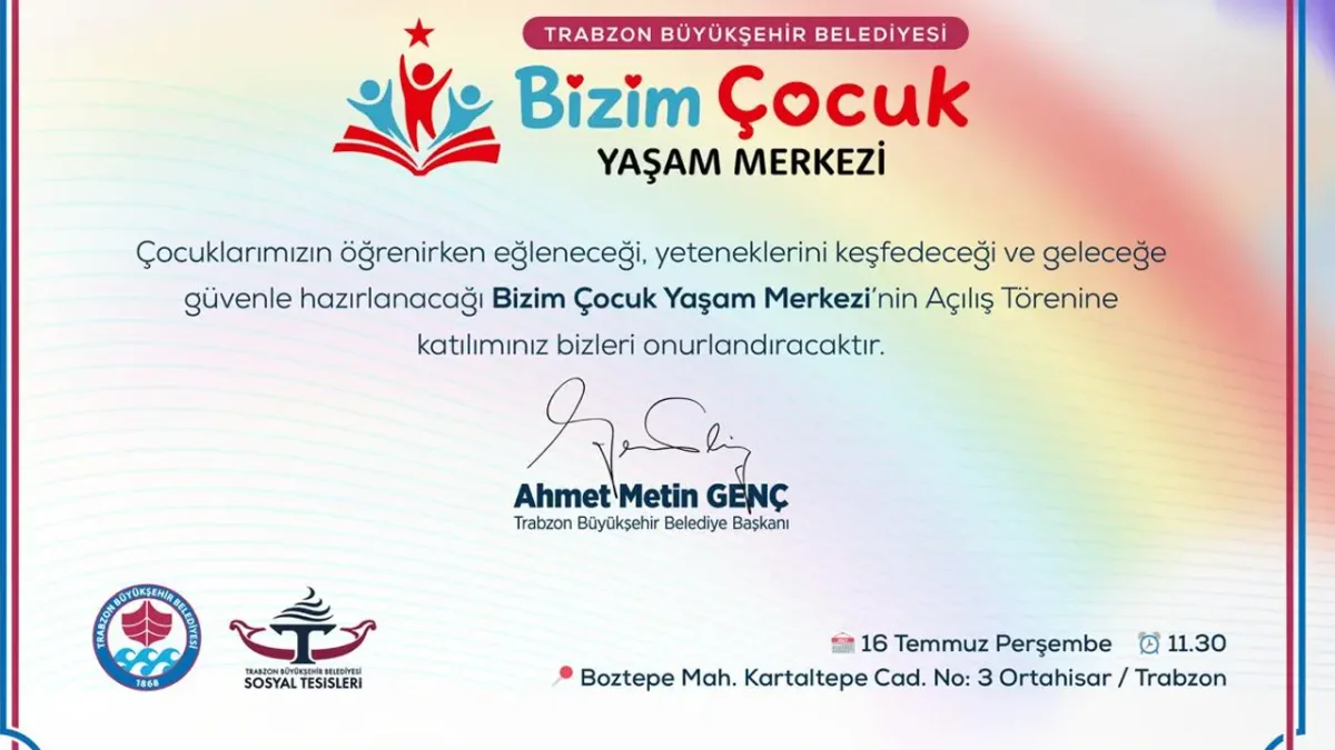 Bizim Çocuk Yaşam Merkezi'nin kayıt şartları açıklandı