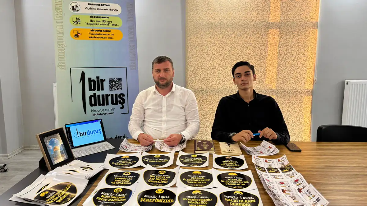 Giresun'da "Bir Duruş Aksa" farkındalık projesi hayata geçirildi