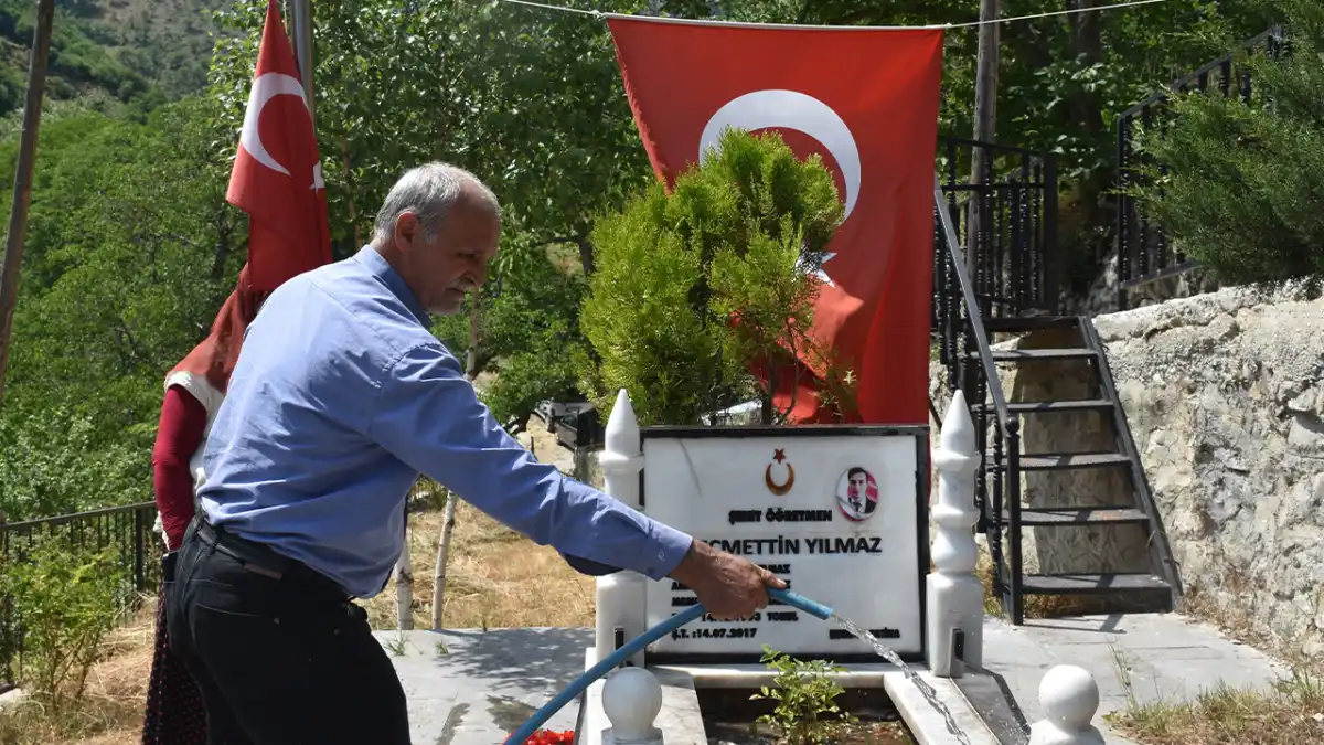 Gümüşhaneli şehit öğretmen Necmettin Yılmaz dualarla anıldı
