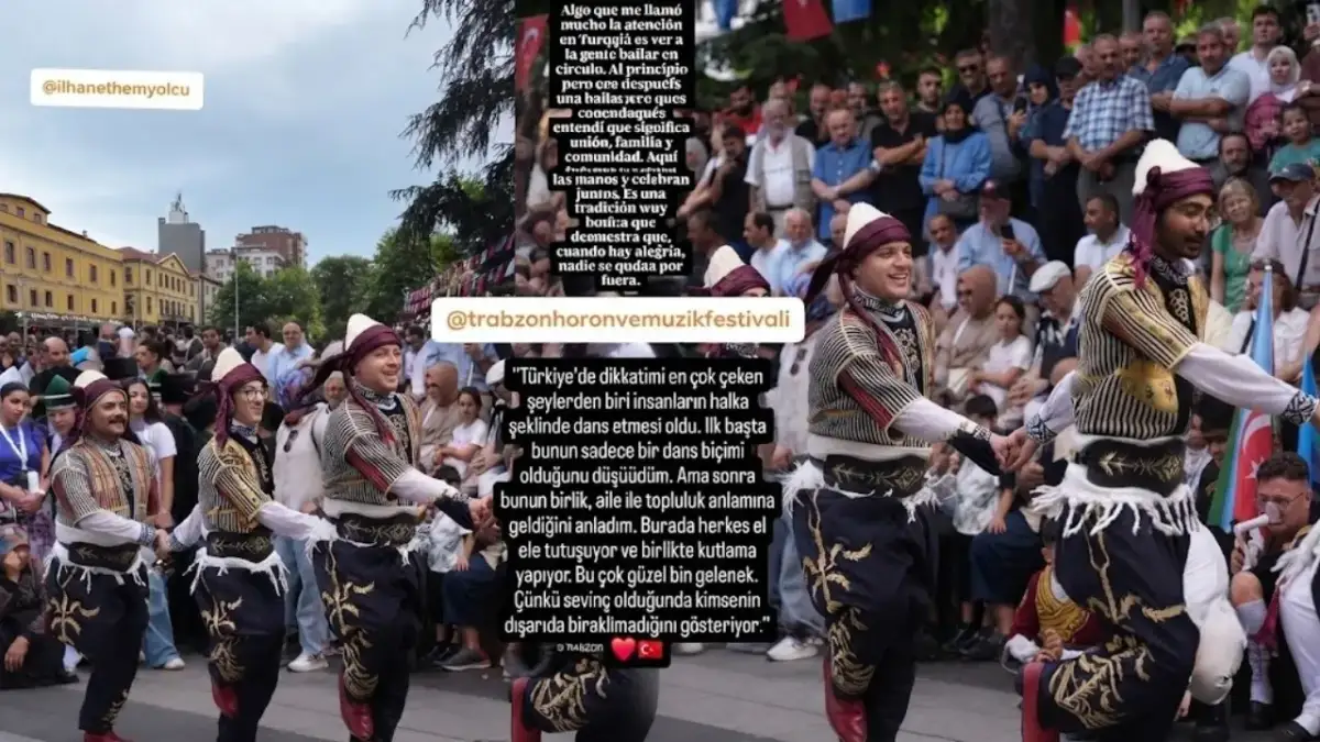 Horon festivali'ni Dünya'ya anlatan mesaj