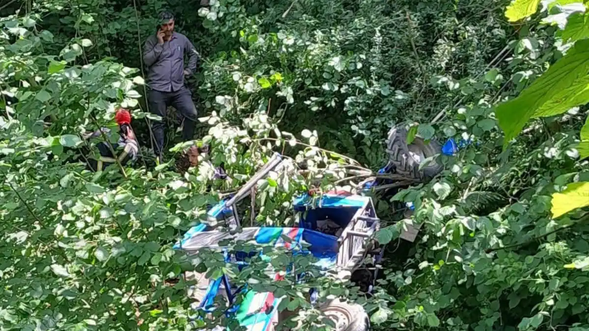 Ordu’da patpat devrildi, sürücü Veli Yığınak hayatını kaybetti