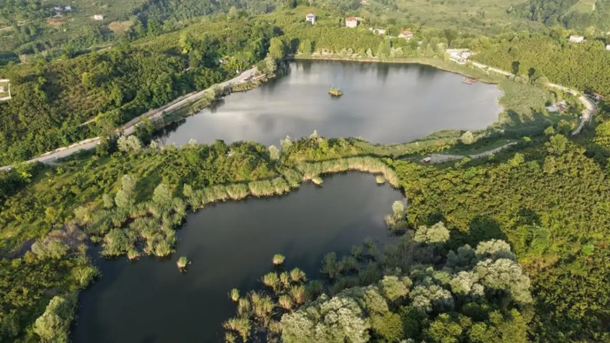 Ordu'nun saklı cenneti Gaga Gölü ziyaretçilerini büyülüyor