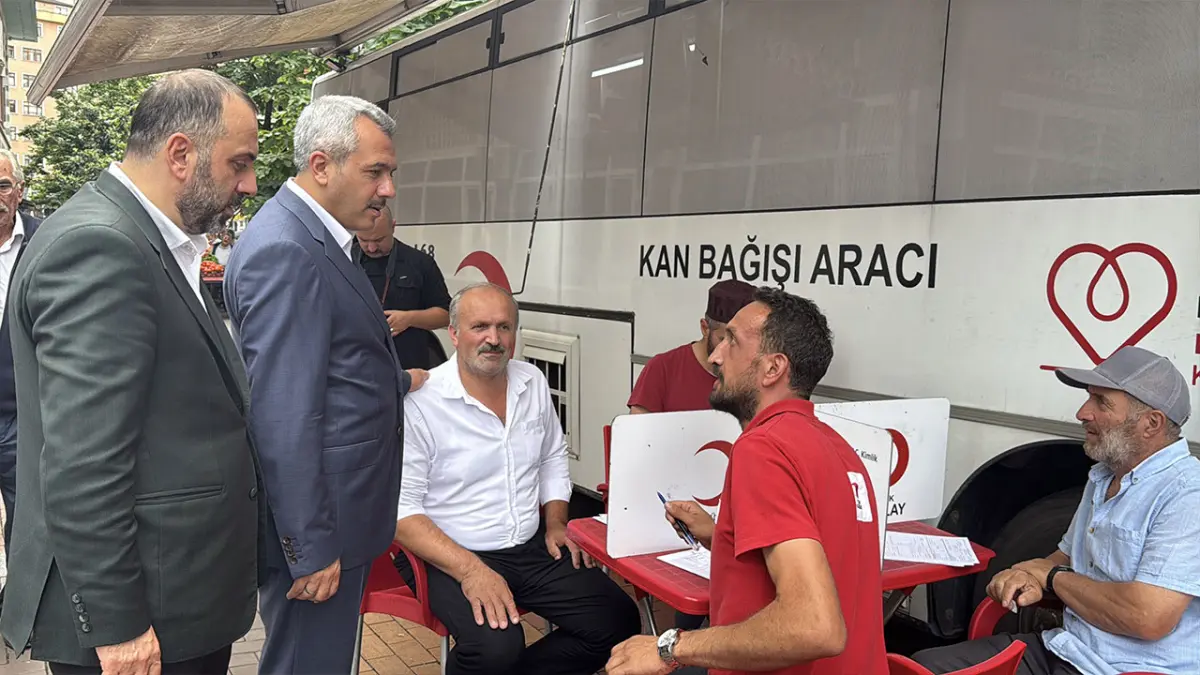 Rize’de kan bağışı kampanyası ile vatandaşlardan destek çağrısı