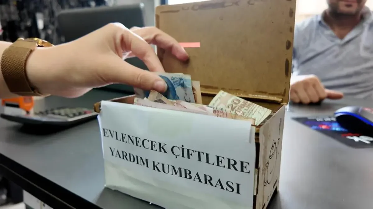 Rize'de örnek dayanışma! Evlenecek çiftler için yardım kumbarası