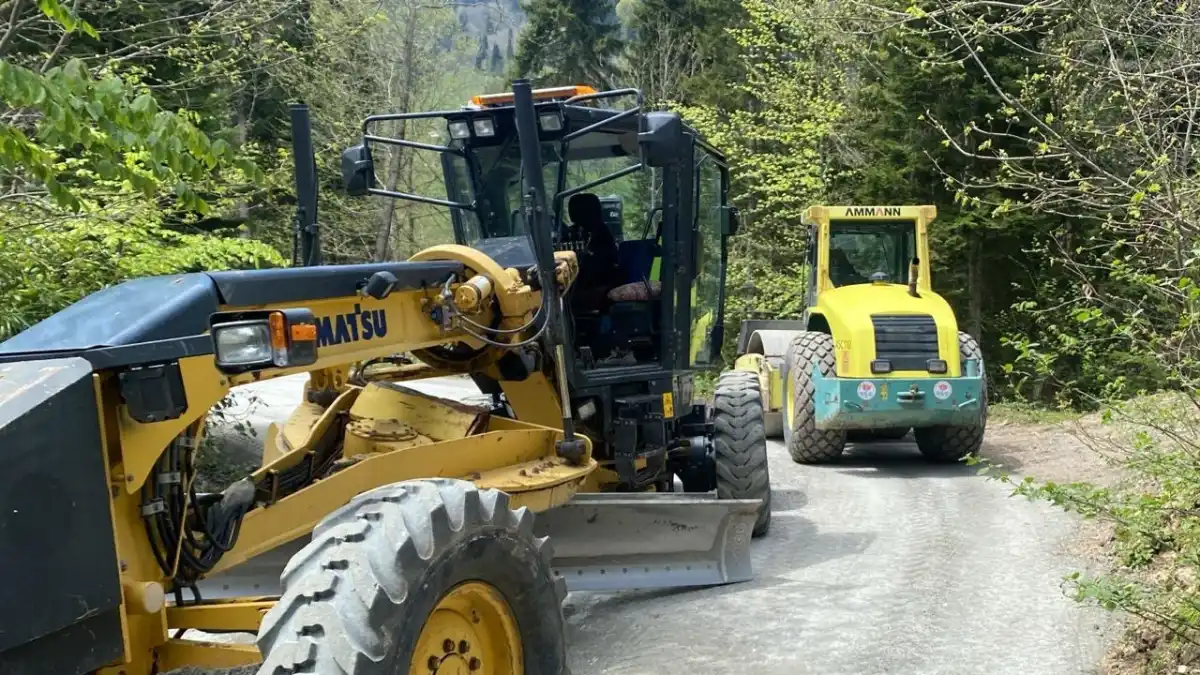 Trabzon Büyükşehir yol çalışmalarına hız verdi! İşte çalışma yapılan ilçeler