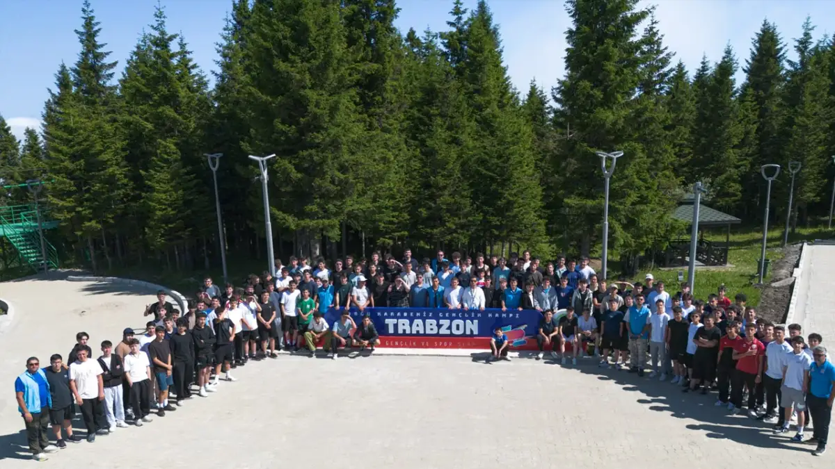 Trabzon’da gençlik kampı heyecanı! Türkiye’nin dört bir yanından geldiler