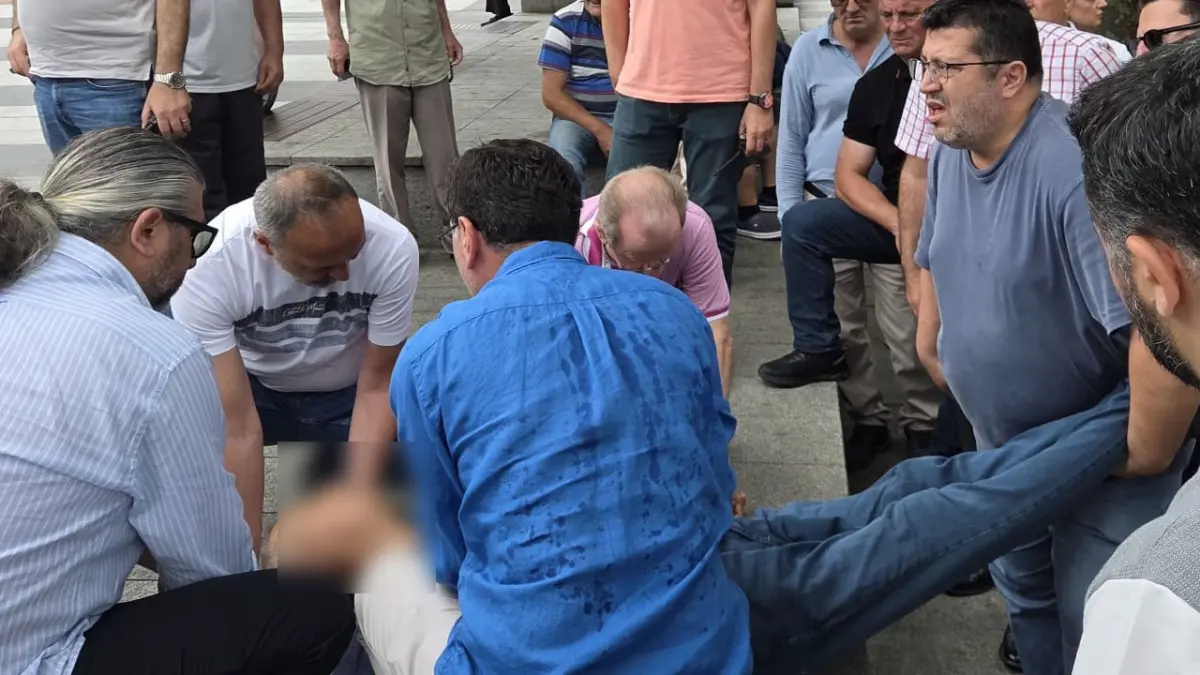 Trabzon'da ilginç olay! CHP'nin istifasına dayanamayıp bayıldı