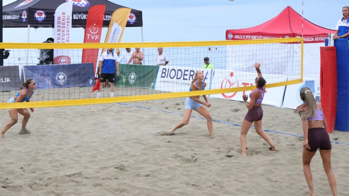 Trabzon'da plaj voleybolunda şampiyonlar belli oldu! Dünya Kupası finali dev ekranda verilecek