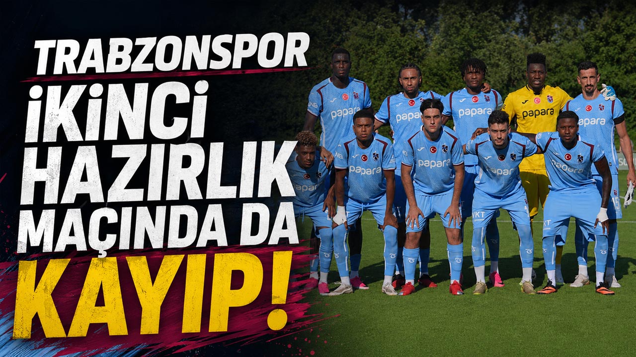 Trabzonspor ikinci hazırlık maçında da kayıp! Al Sadd tek golle kazandı