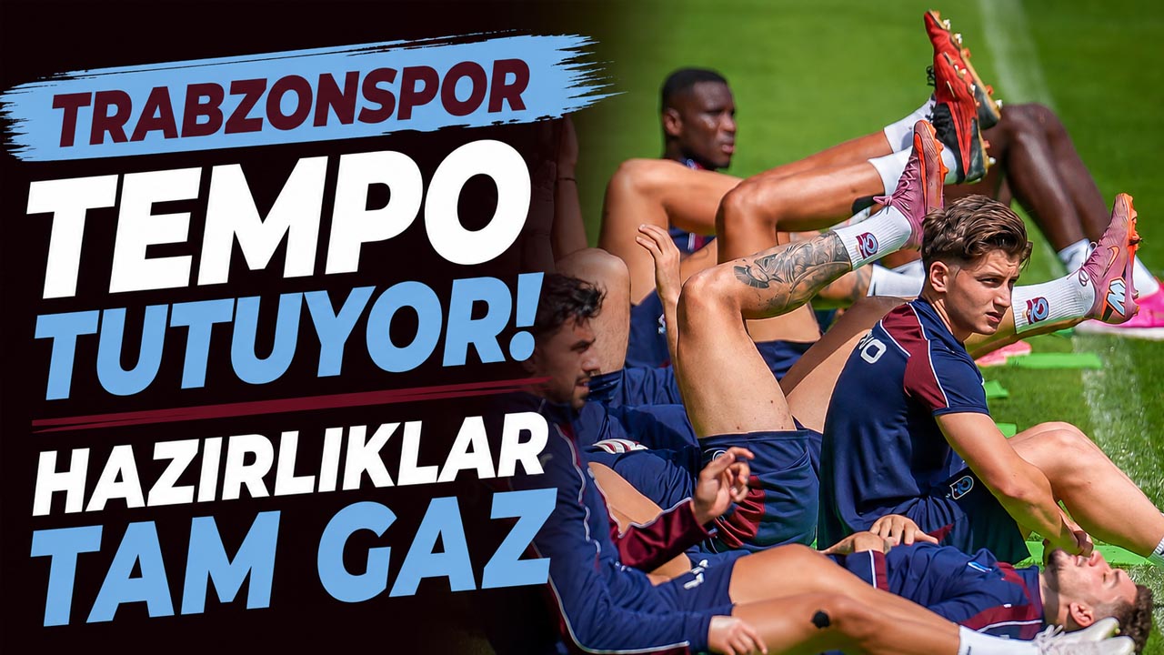Trabzonspor tempo tutuyor! Hazırlıklar tam gaz