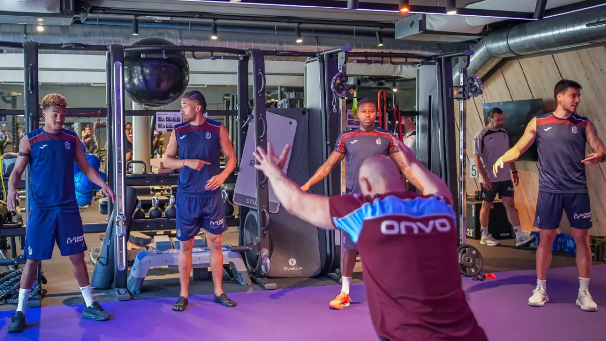 Trabzonspor yeni sezon hazırlıklarını sürdürdü! Kuvvet çalışması yapıldı