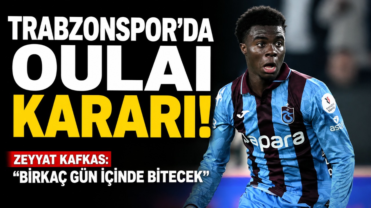 Trabzonspor'da Oulai kararı! Zeyyat Kafkas:"Birkaç gün içinde bitecek"