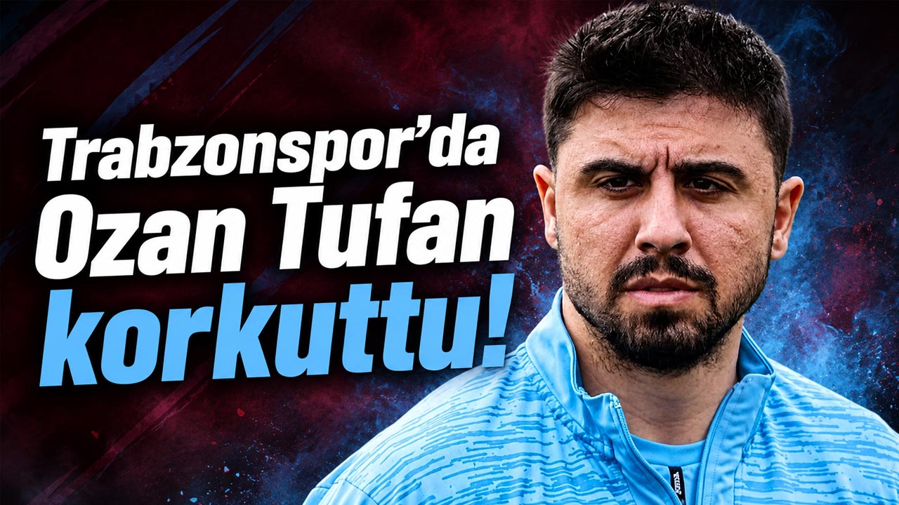 Trabzonspor’da Ozan Tufan korkuttu!