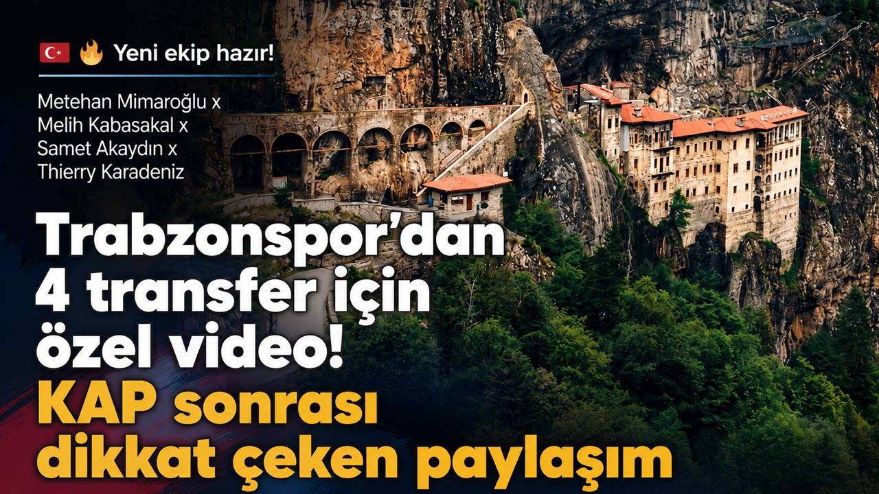 Trabzonspor’dan 4 transfer için özel video! Dikkat çeken paylaşım