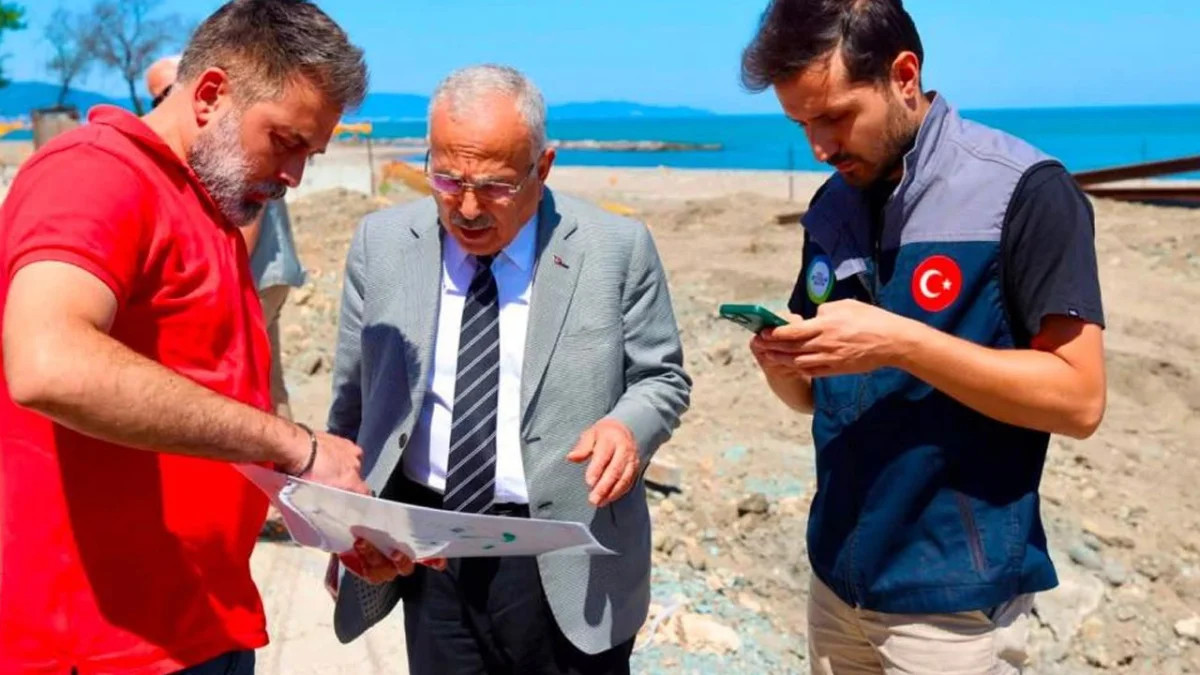 Turnasuyu Kordon Park'ta yaya köprüsü yükseliyor! Hedef 3 ay