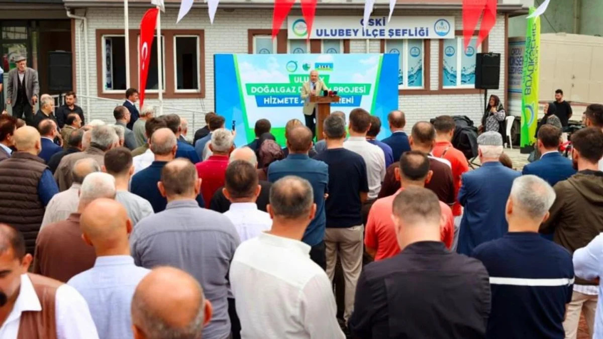 Ulubey'de doğalgaz dönemi resmen başladı! İlk gaz verildi
