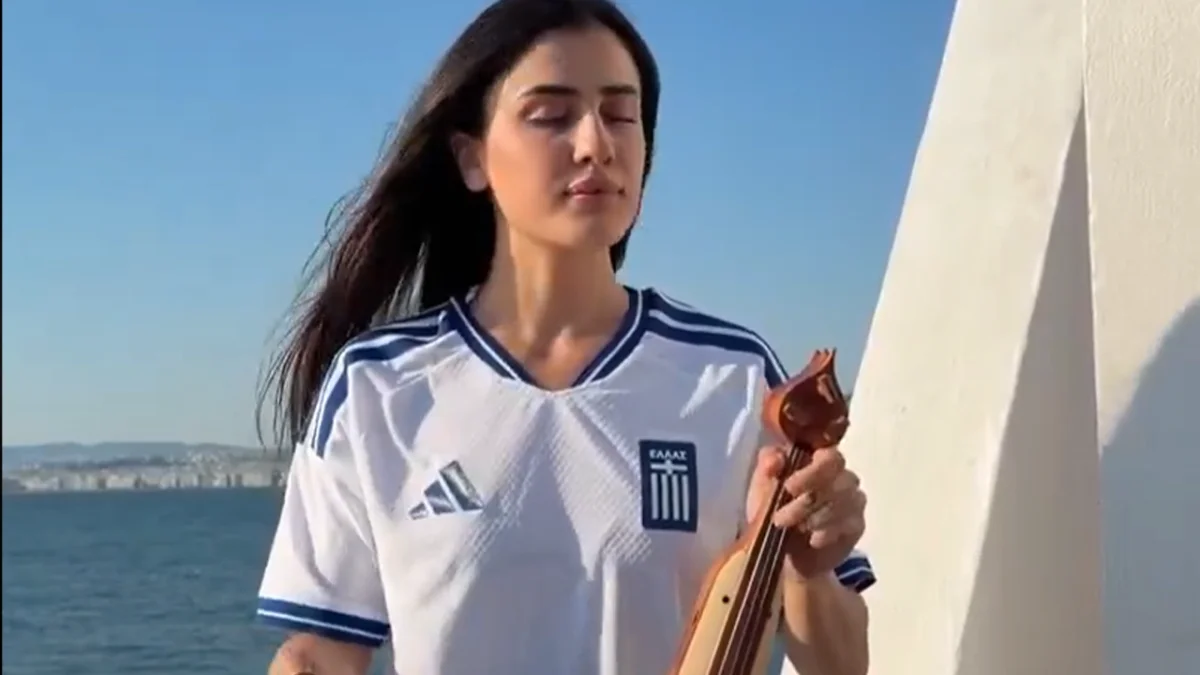 Yunanistan'ın yeni forma videosu olay oldu! Kemençe detayı dikkat çekti