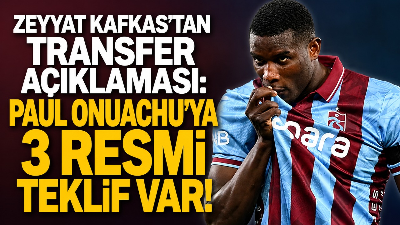 Zeyyat Kafkas'tan transfer açıklaması: Paul Onuachu'ya 3 resmi teklif var!