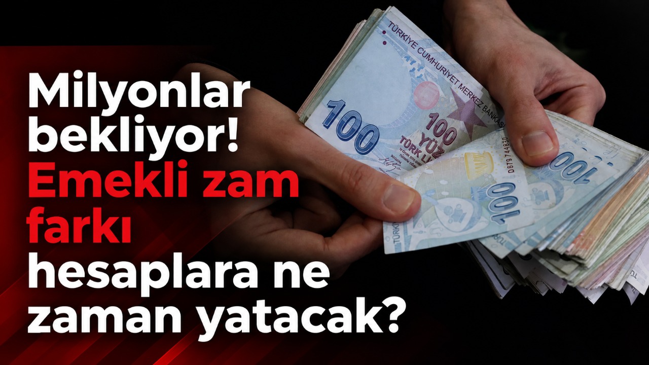 Milyonlar bekliyor! Emekli zam farkı hesaplara ne zaman yatacak?