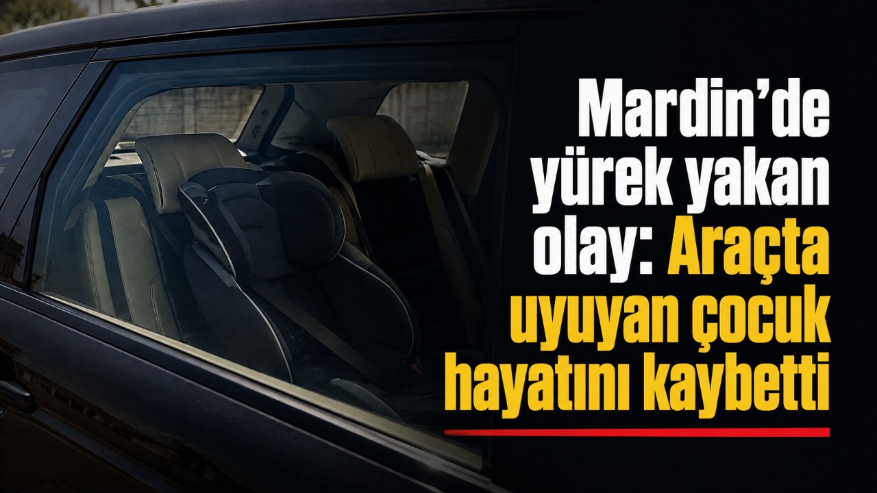 Mardin’de yürek yakan olay: Araçta uyuyan çocuk hayatını kaybetti