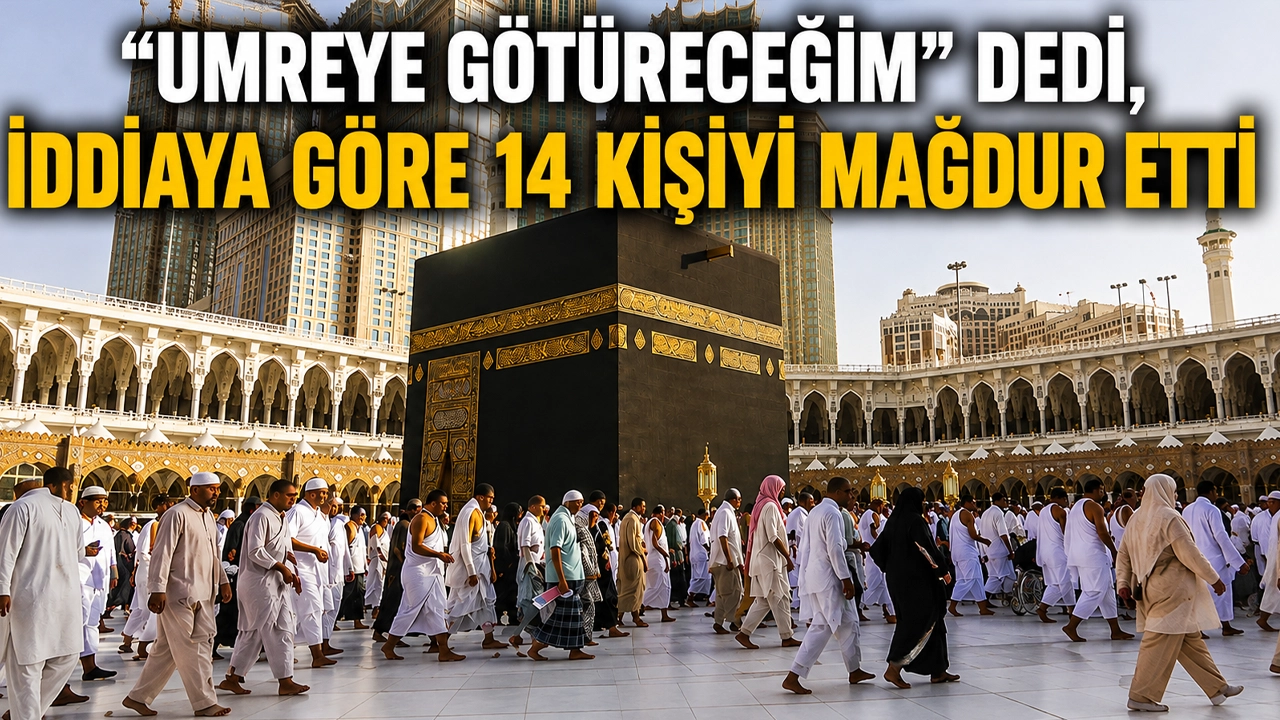 "Umreye götüreceğim" dedi, iddiaya göre 14 kişiyi mağdur etti