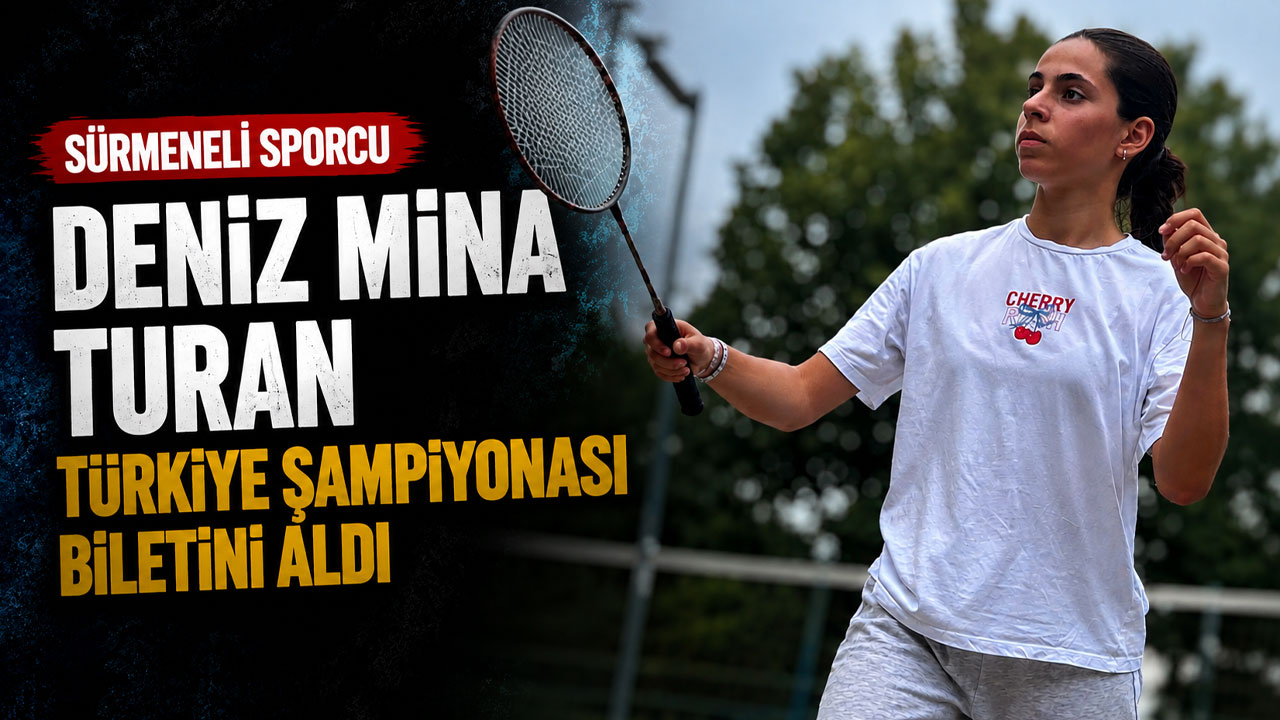 Sürmeneli sporcu Deniz Mina Turan Türkiye Şampiyonası biletini aldı