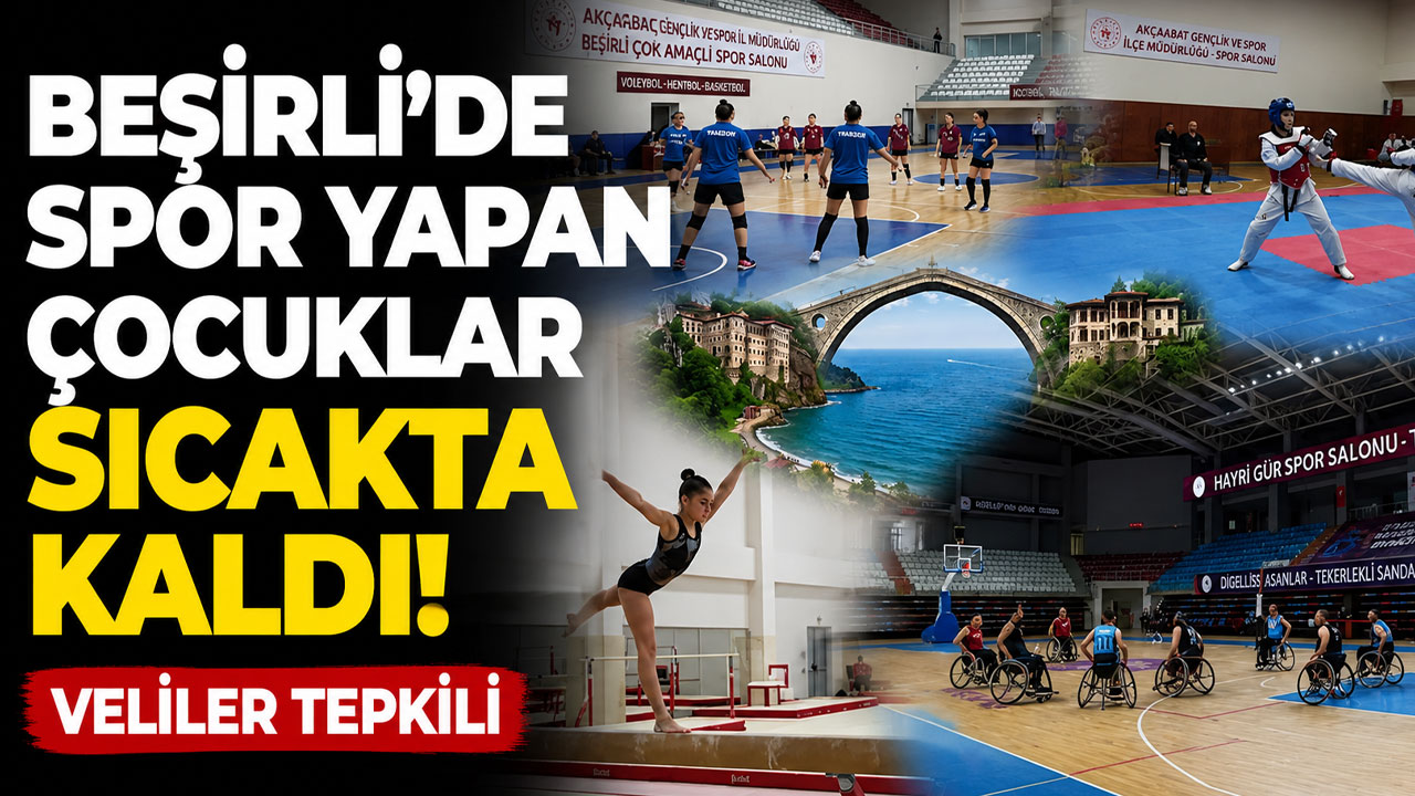 Beşirli’de spor yapan çocuklar sıcakta kaldı: Veliler tepkili