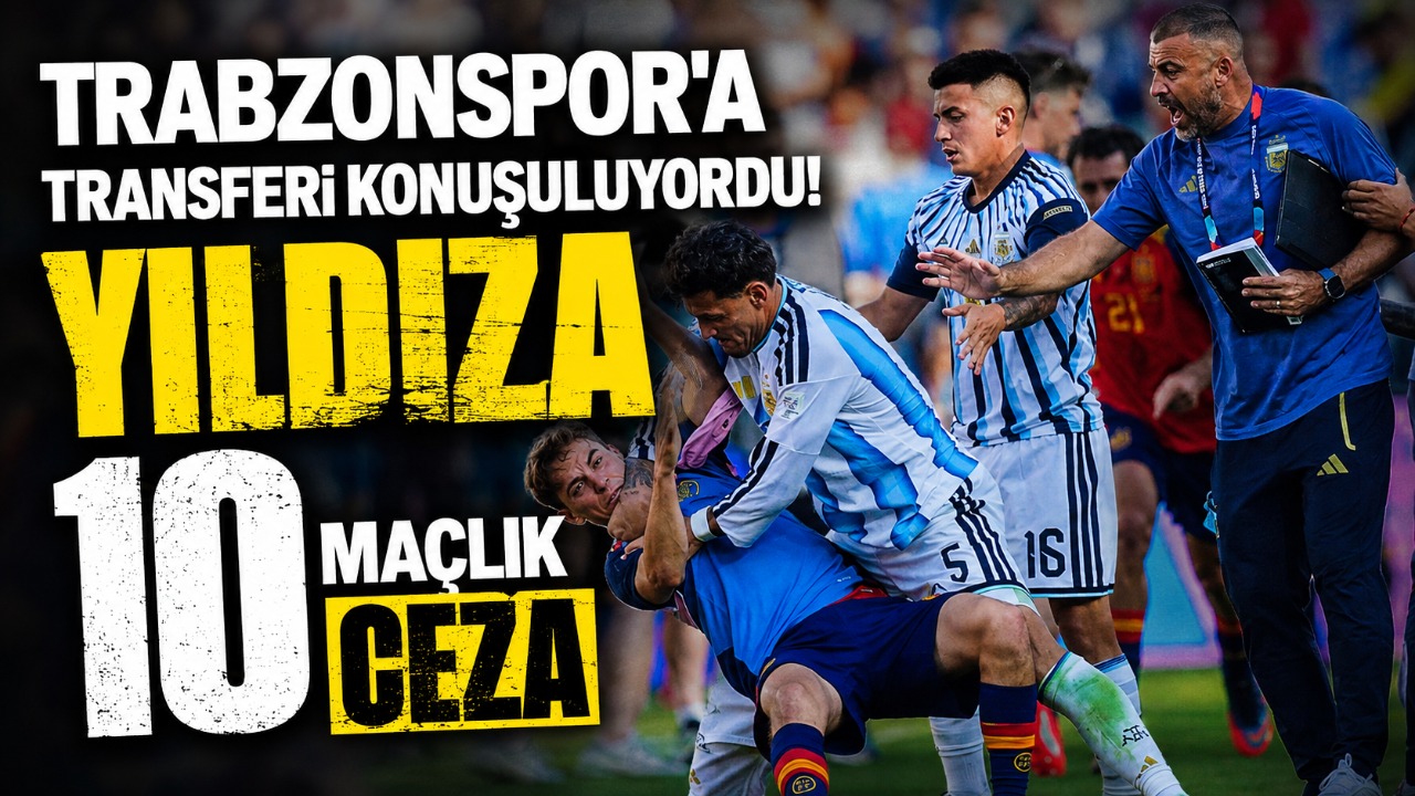 Trabzonspor’a transferi konuşuluyordu! Yıldıza 10 maçlık ceza
