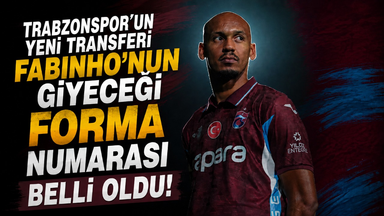 Trabzonspor'un yeni transferi Fabinho'nun giyeceği forma numarası belli oldu