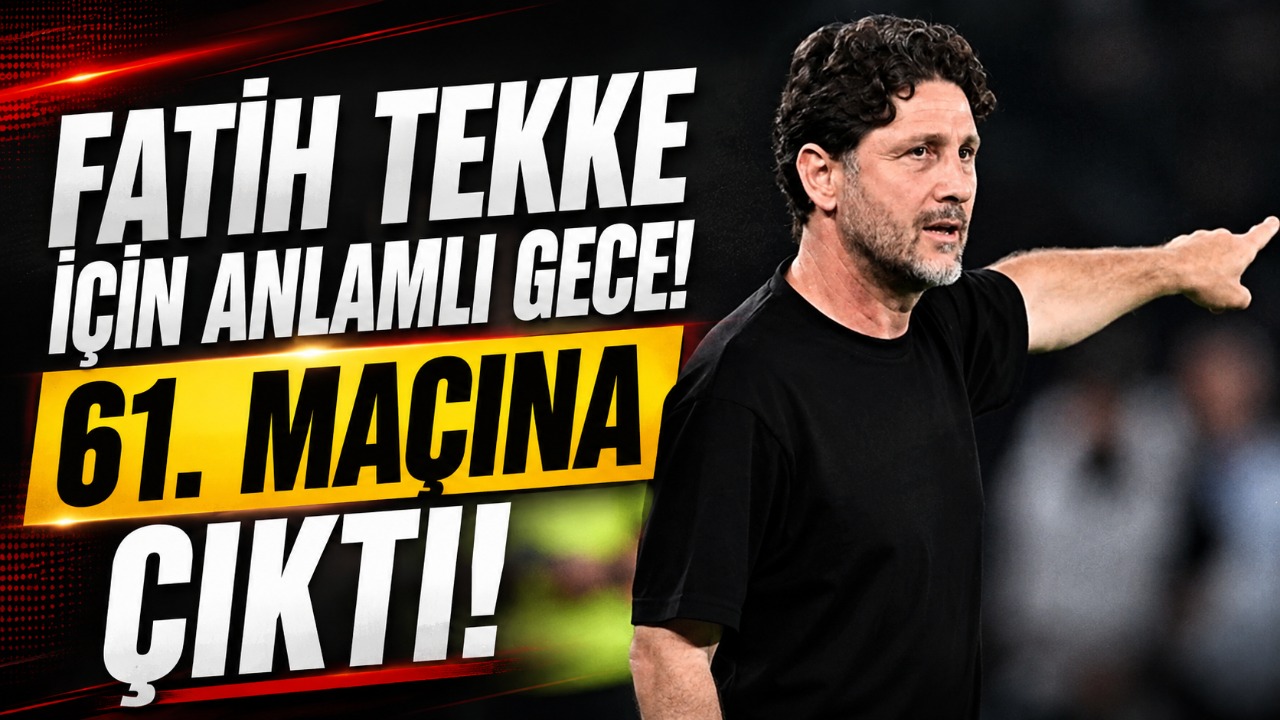 Fatih Tekke için anlamlı gece! 61. maçına çıktı!
