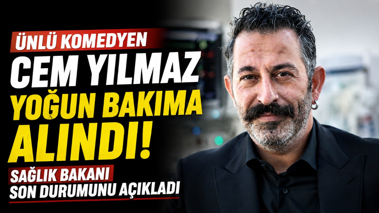 Ünlü Komedyen Cem Yılmaz yoğun bakıma alındı! Sağlık bakanı son durumunu açıkladı