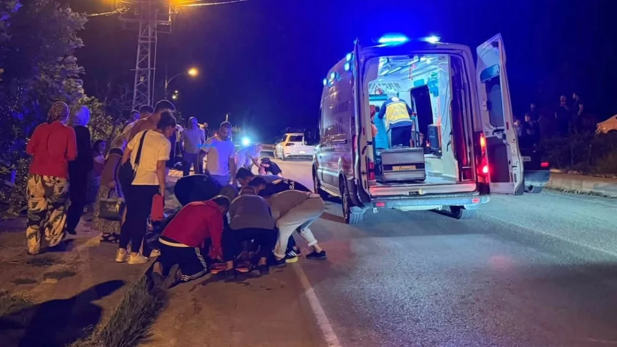 Araklı’da motosiklet kazası: İki kardeş yaralandı
