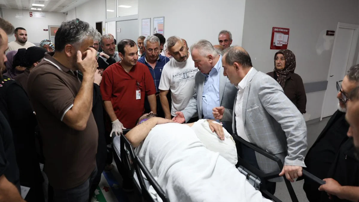 Arı kovanlarının bakımını yaparken iskeleden düşen belediye başkanı yaralandı