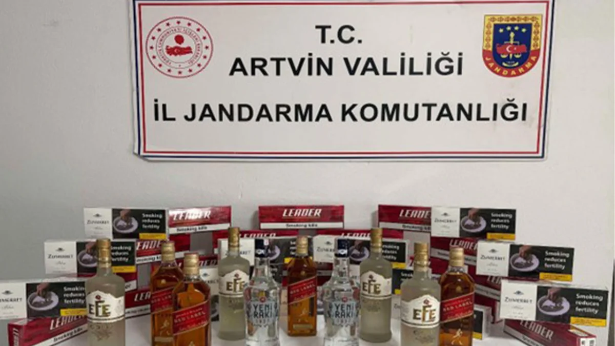 Artvin'de kaçakçılık operasyonu: 10 şüpheli hakkında işlem yapıldı