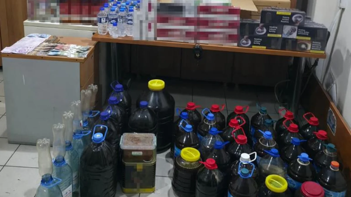 Artvin’de kaçakçılık operasyonu: Yüzlerce kilo bal ve alkol ele geçirildi