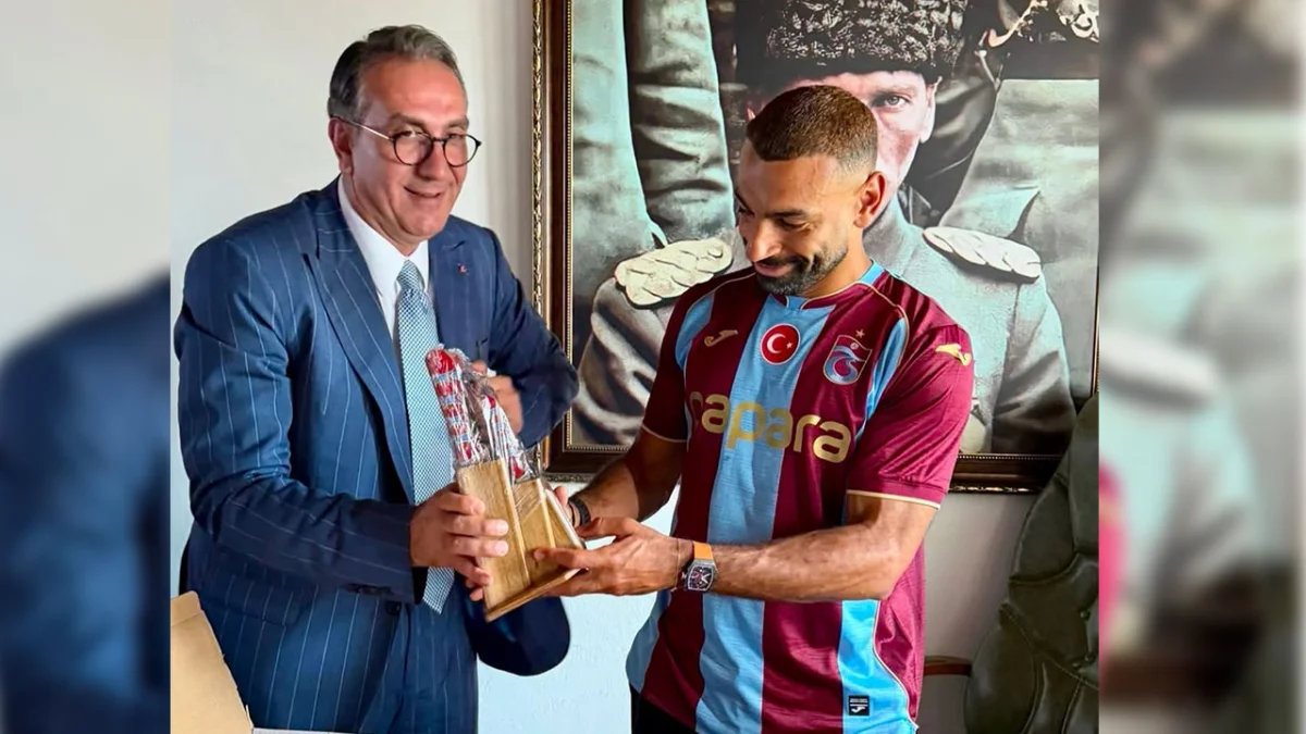 Başkan Azizoğlu, Mohamed Salah’ı Sürmene’de ağırladı