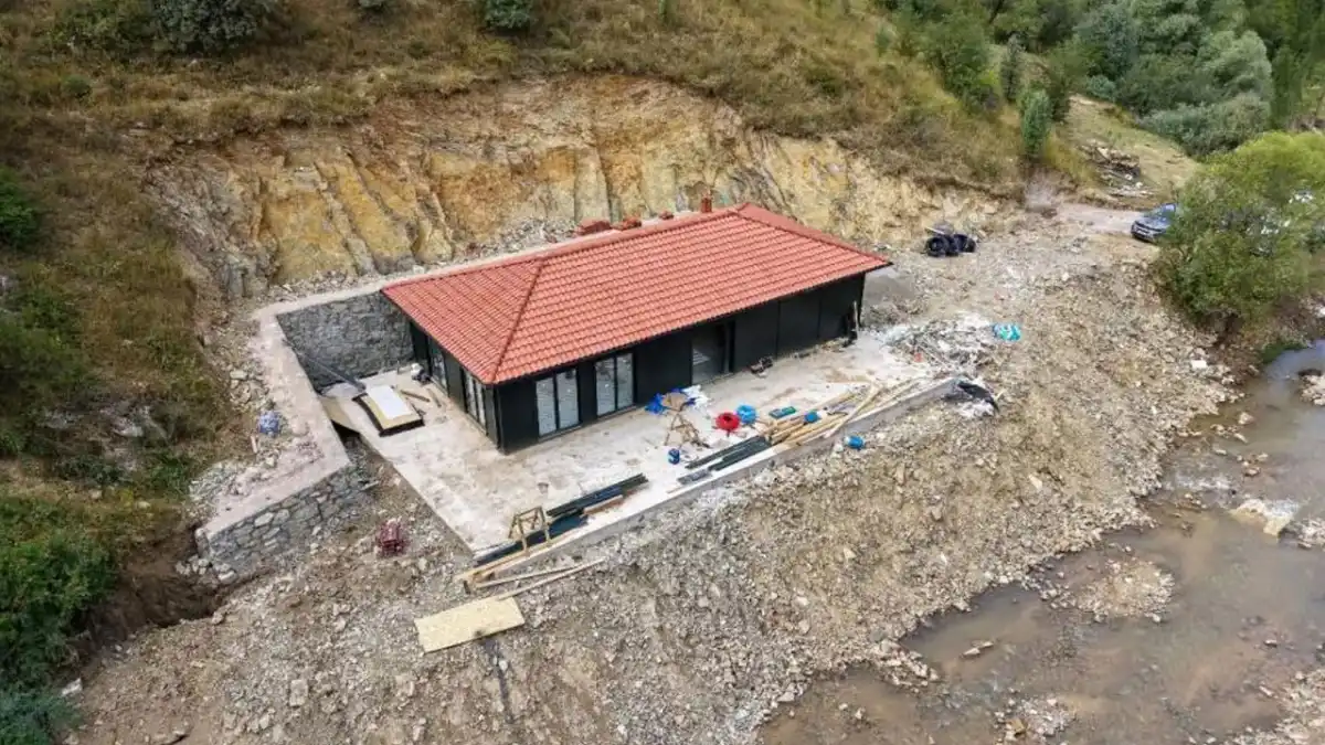 Bayburt Sırakayalar Şelalesi’nde turizm çalışmaları hız kesmeden sürüyor
