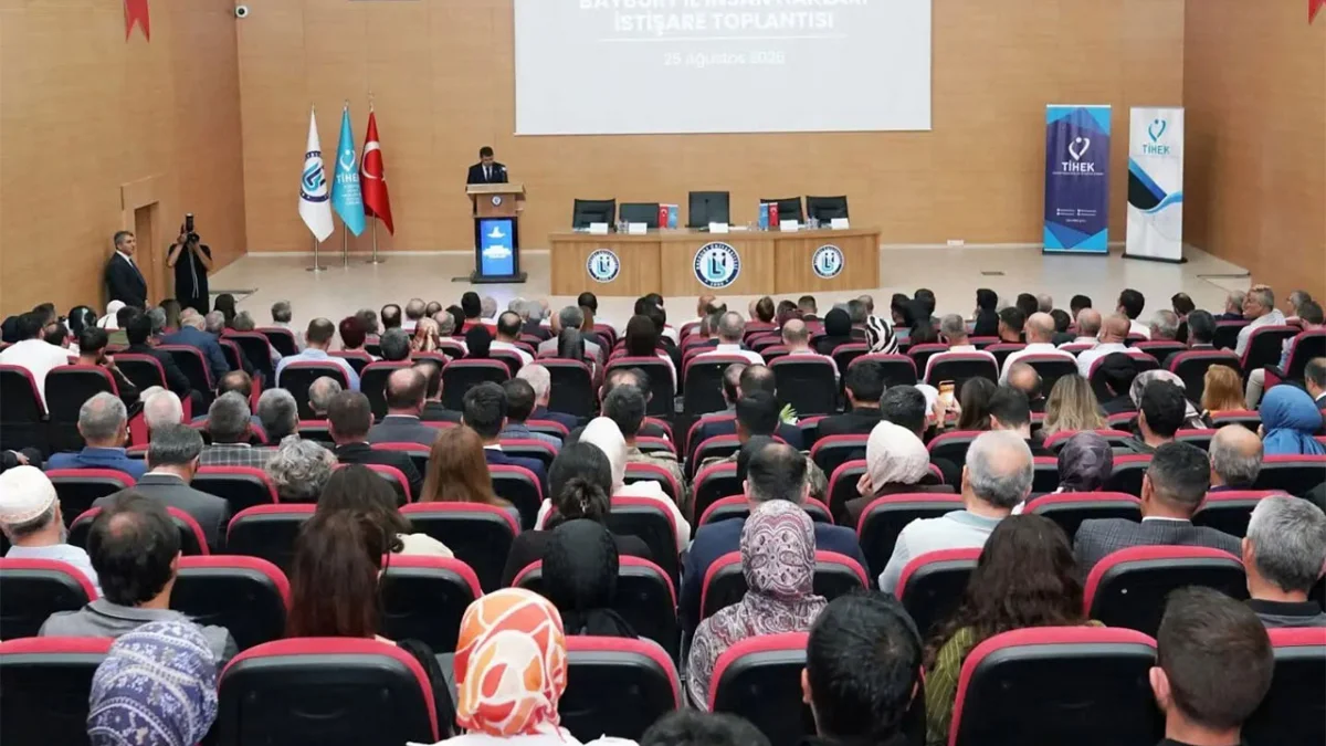 Bayburt’ta insan hakları için kurumlar bir araya geldi