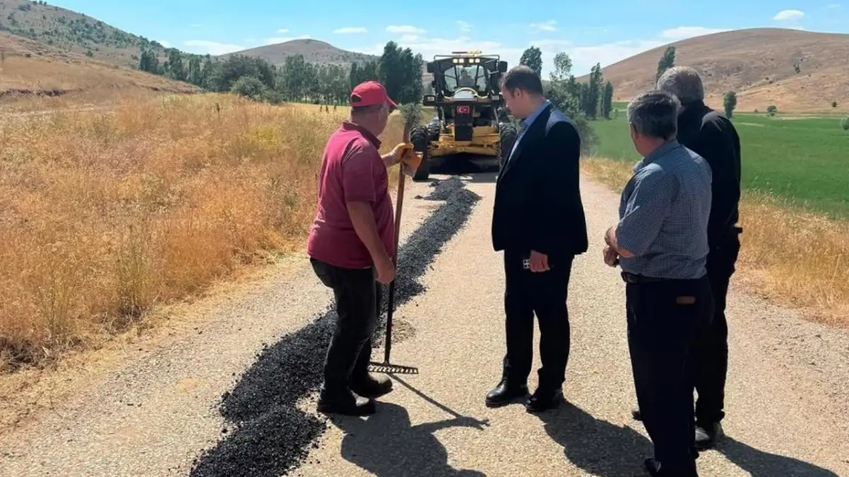 Demirözü Kaymakamı Ahat köylerde çalışmaları inceledi