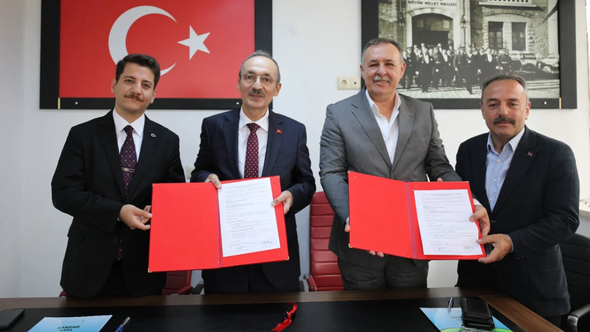 Düzköy’de Suni Tohumlama Projesi için imzalar atıldı