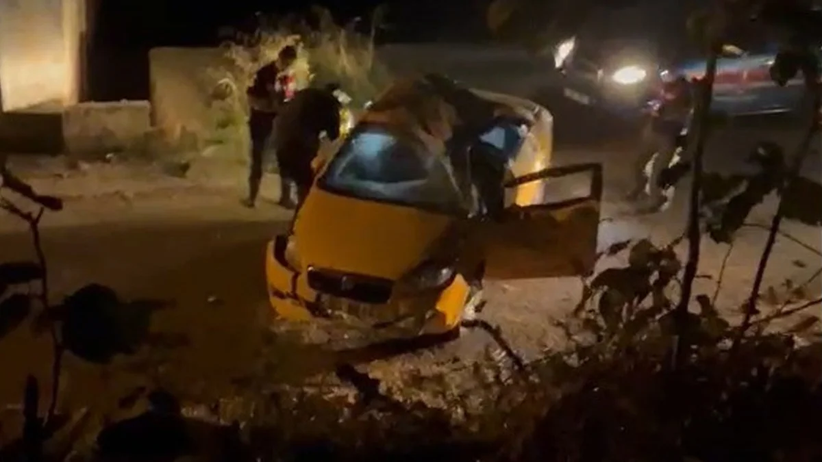 Giresun'da feci kaza! Ticari taksi şarampole yuvarlandı, sürücü hayatını kaybetti