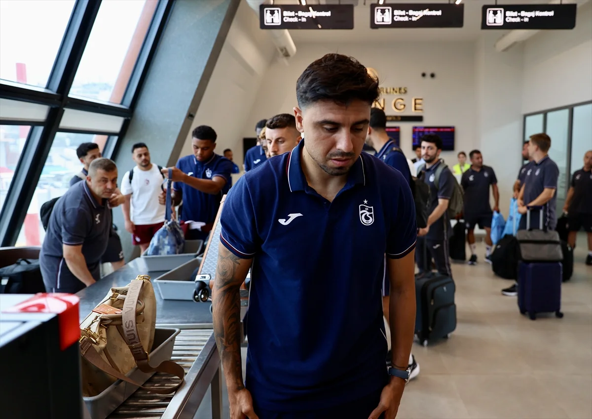 İşte Trabzonspor’un İzmir’e hareket ettiği görüntüler