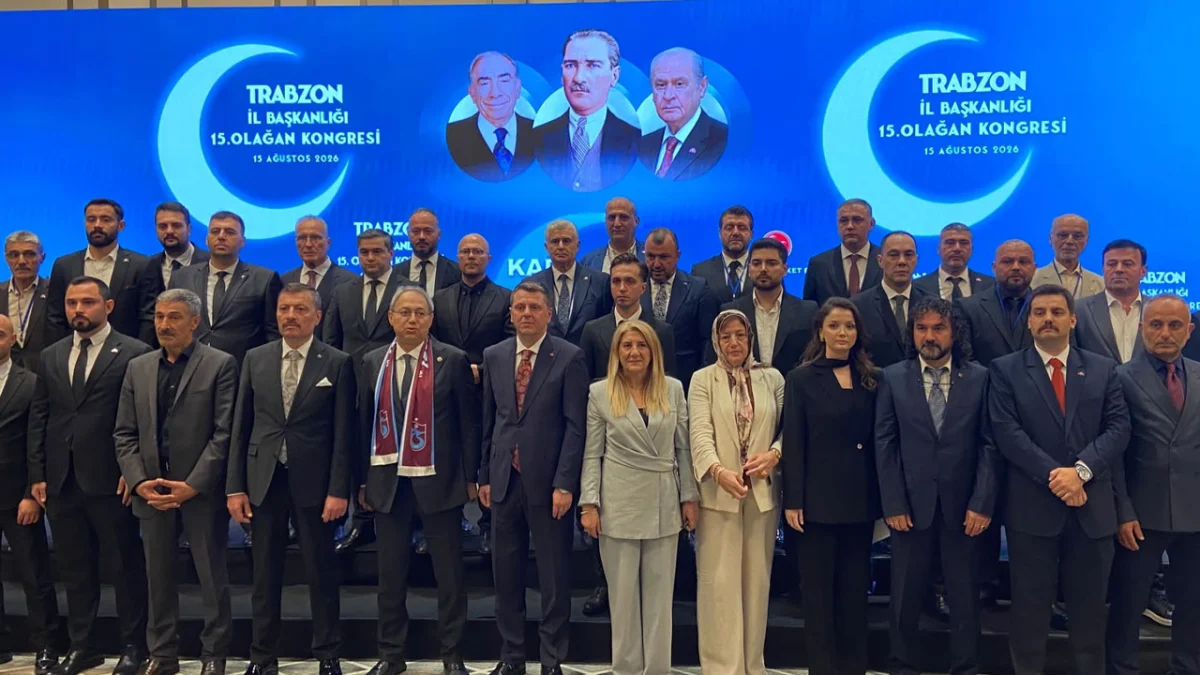 MHP Trabzon İl Kongresi gerçekleştirildi! Alper Hacısalihoğlu dönemi başladı